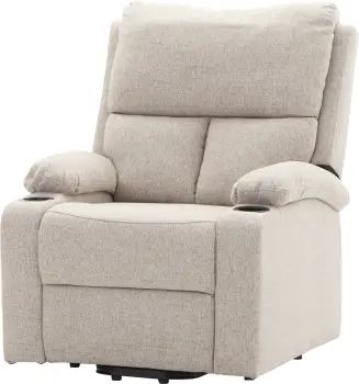 Fotel elektryczny relax z funkcją ułatwiania wstawania Calio 27 (latte)