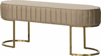 Ławka Ravia 1 (welur brąz)