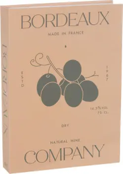 Książka dekoracyjna Nature Books 7 Bordeaux