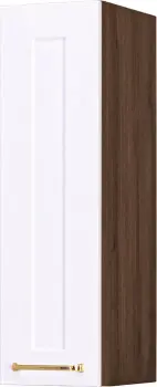 Szafka 20 górna lewa Laurencja (biały lakier mat/orzech Foresta)