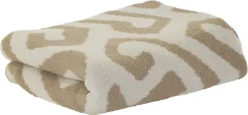 Koc żakardowy 68 (beżowy/kremowy)