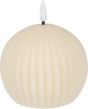 Świeca woskowa LED mała Cozy Light 58 (kremowy)