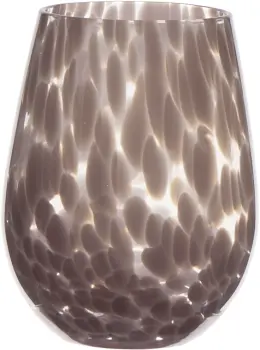 Szklanka Dots 24 (przezroczysty/różowy)