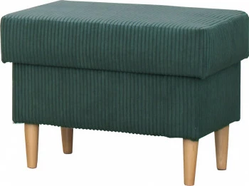 Puf Werina (sztruks zielony)