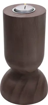 Świecznik drewniany na t-light Etna 49 (brązowy)