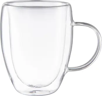 Zestaw 2 kubków szklanych Andrea 360 ml